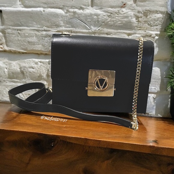 Valentino by Mario Valentino Etienne Bonenniere Crossbody in Black NWT